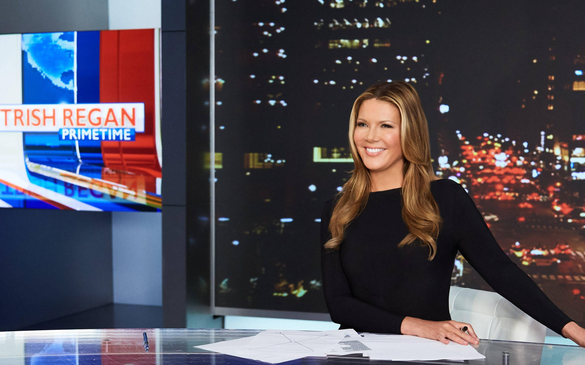 Fox News Primetime Host Trish Regan Wallpaper