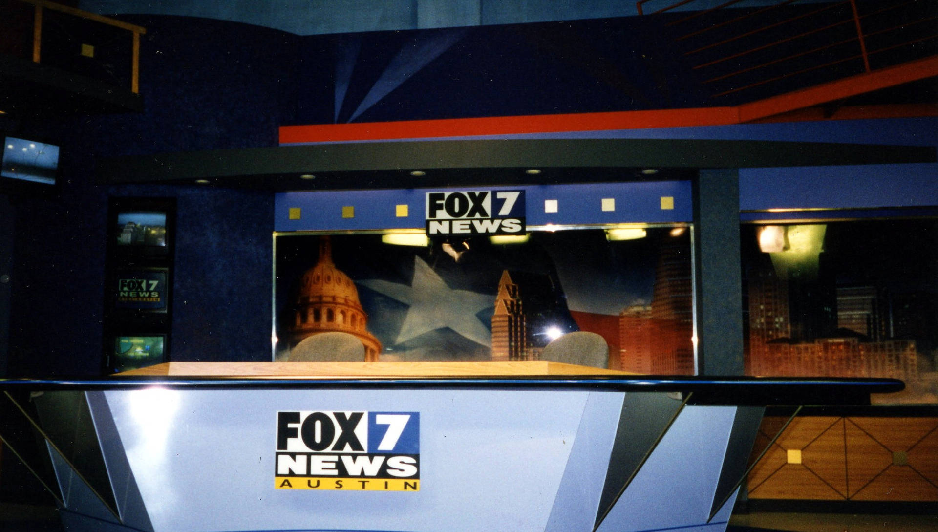Fox News Studio hvide vægpaneler Wallpaper