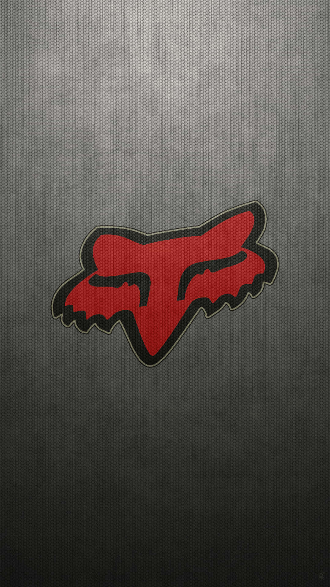 Et fox racing logo på en sort baggrund Wallpaper
