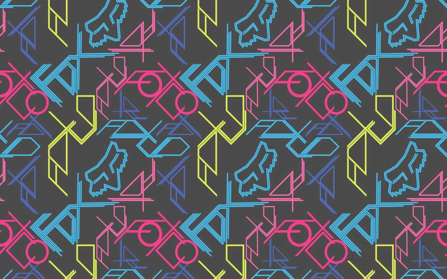 Foxracing Logo Gerade Linien Wallpaper