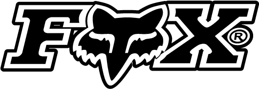 Fox Racing Logo Blackand White PNG