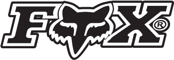 Fox Racing Logo Blackand White PNG