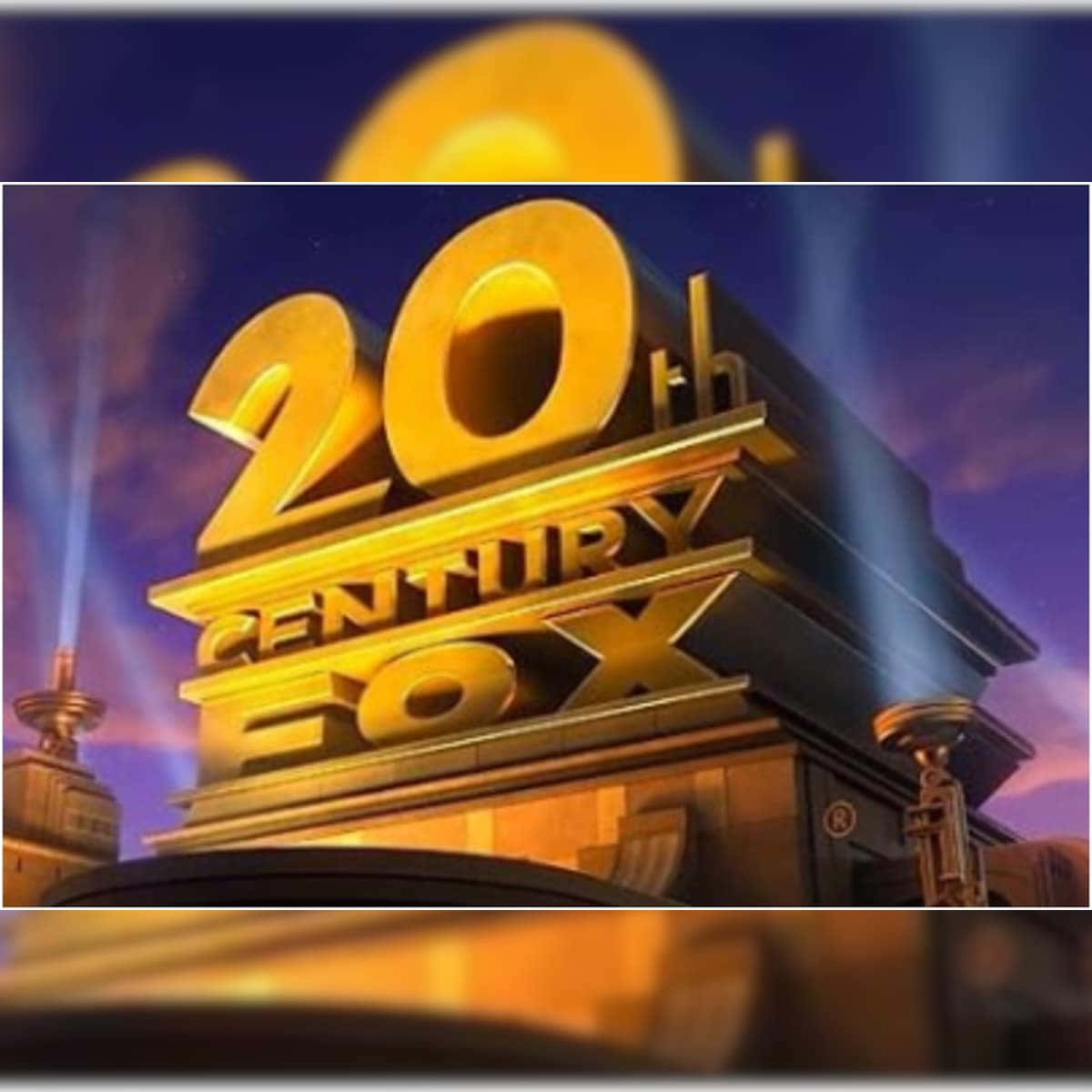20th Century Fox Logo With Lights On It