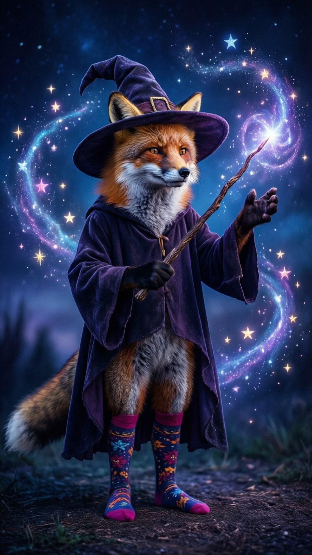 Fuchs Zauberer Zauber Wallpaper