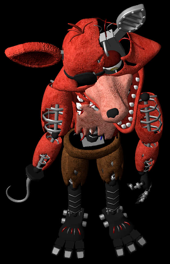 Foxy F N A F Character Render PNG
