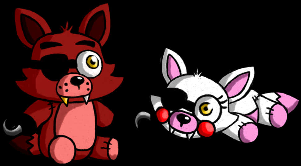 Foxyand Mangle F N A F Artwork PNG