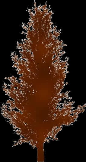 Fractal Tree Artwork PNG