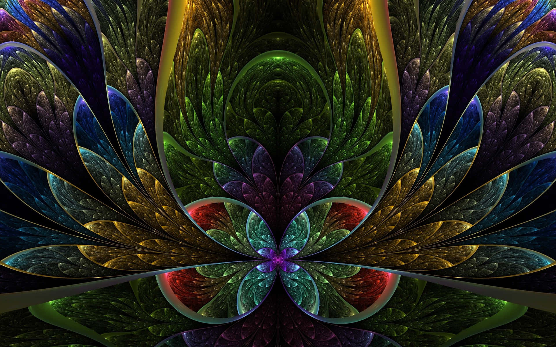 abstract fractal wallpaper hd