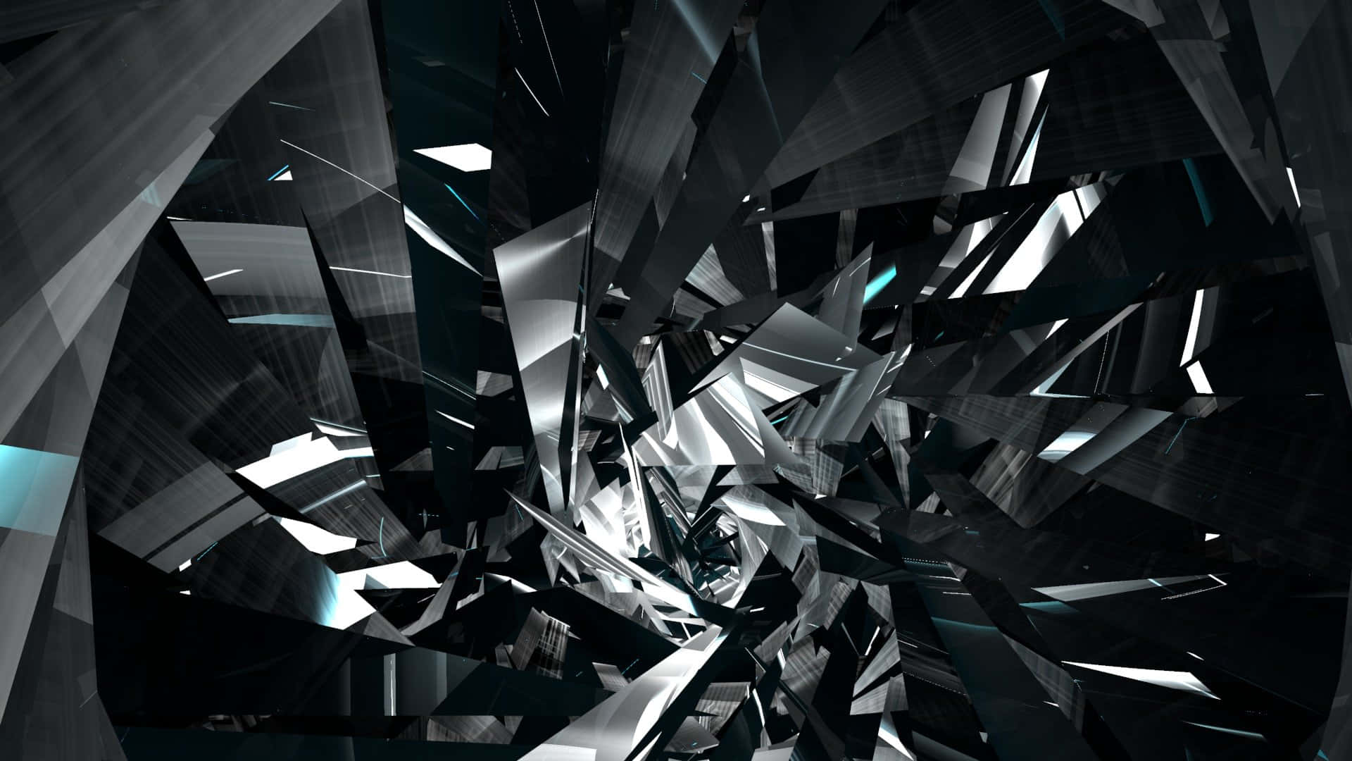 Futuristisk Fracture Glass Shards Billede: