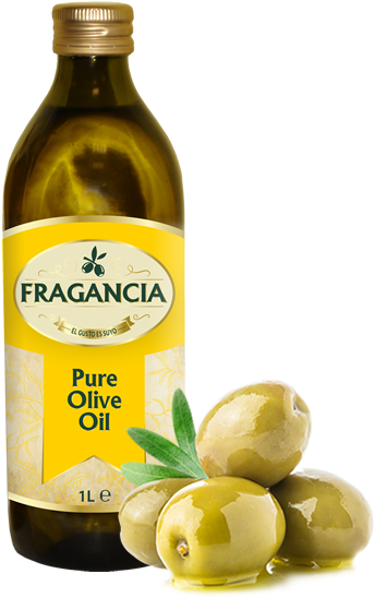 Fragancia Pure Olive Oil Bottle PNG