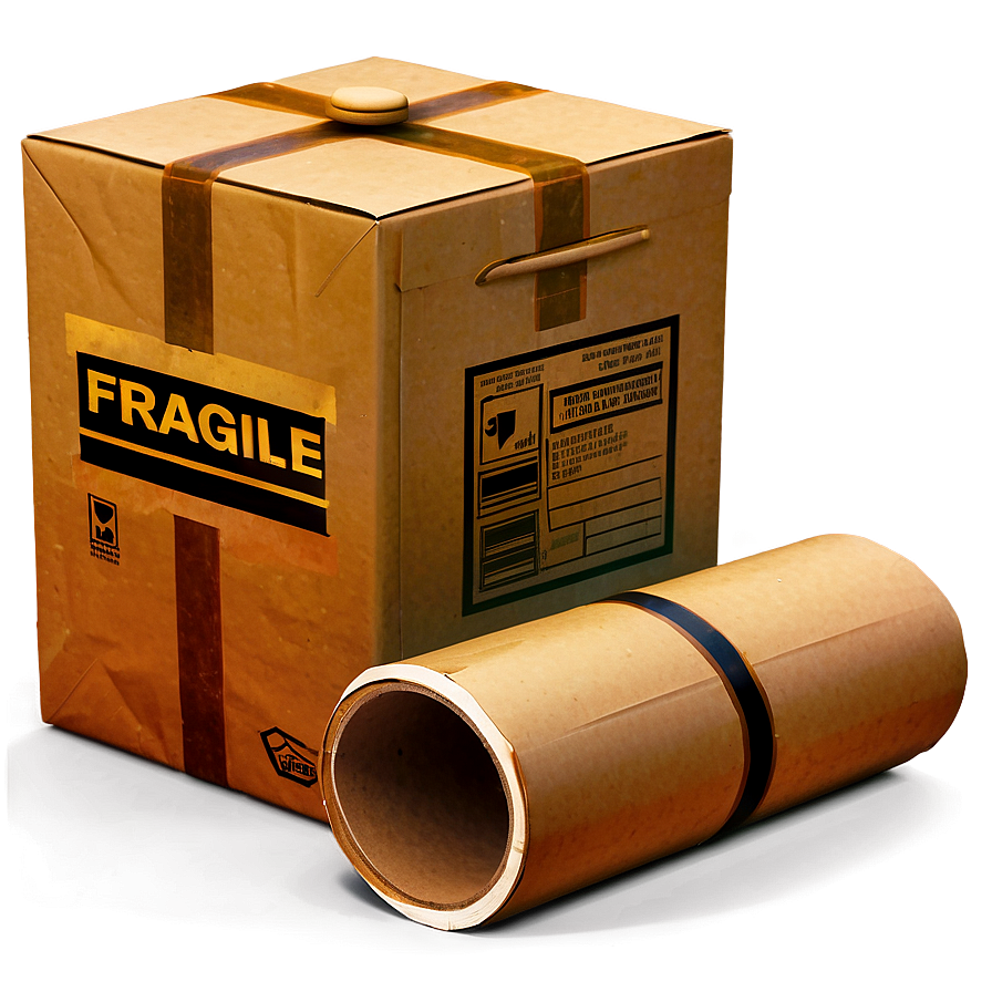 Fragile Parcel Label Png 06252024 PNG