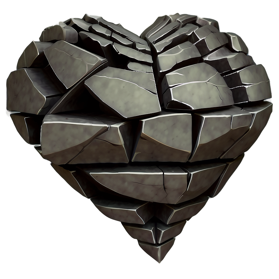 Fragmented Heart Drawing Png 54 PNG