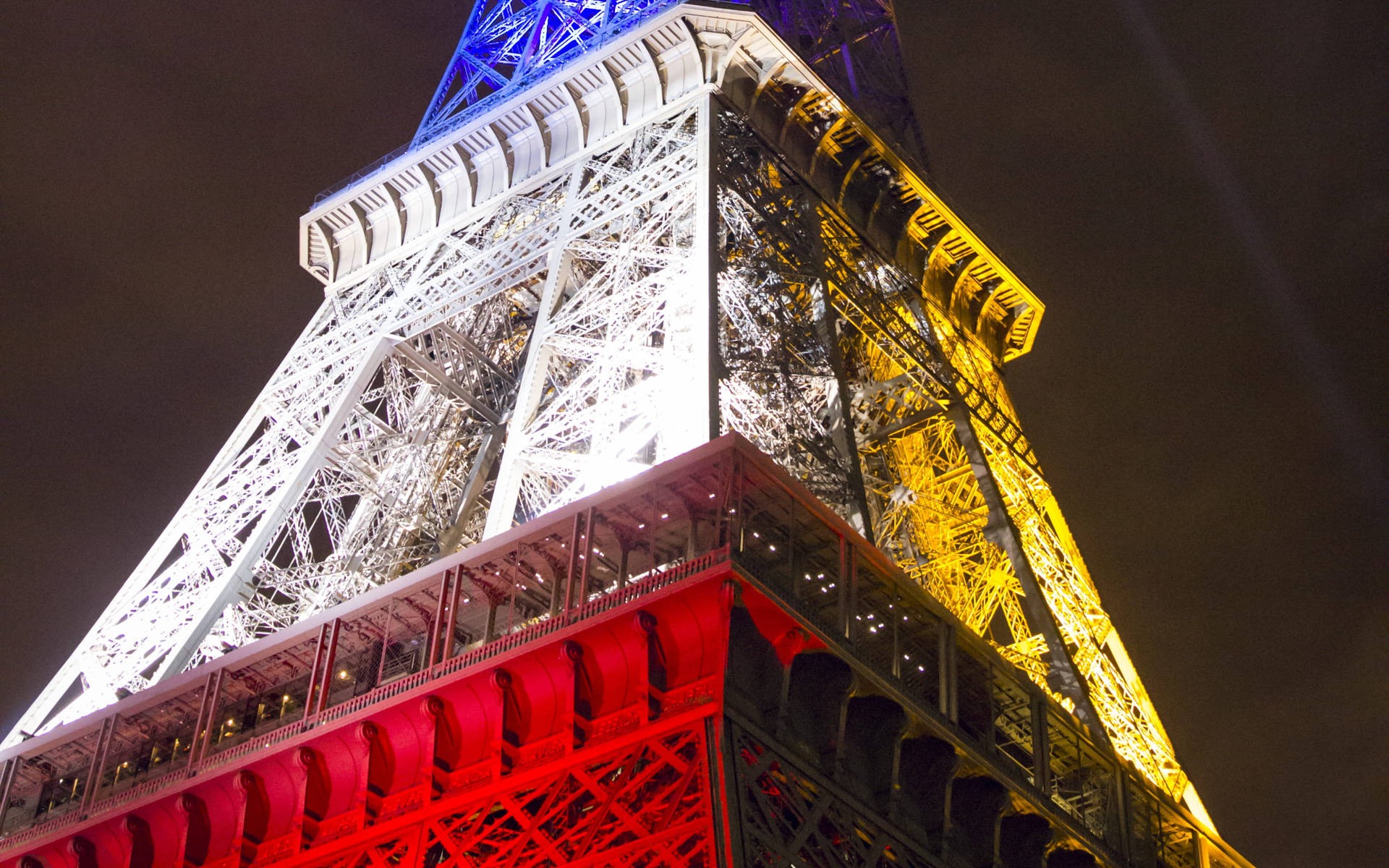 France Flag Eiffel Tower Wallpaper