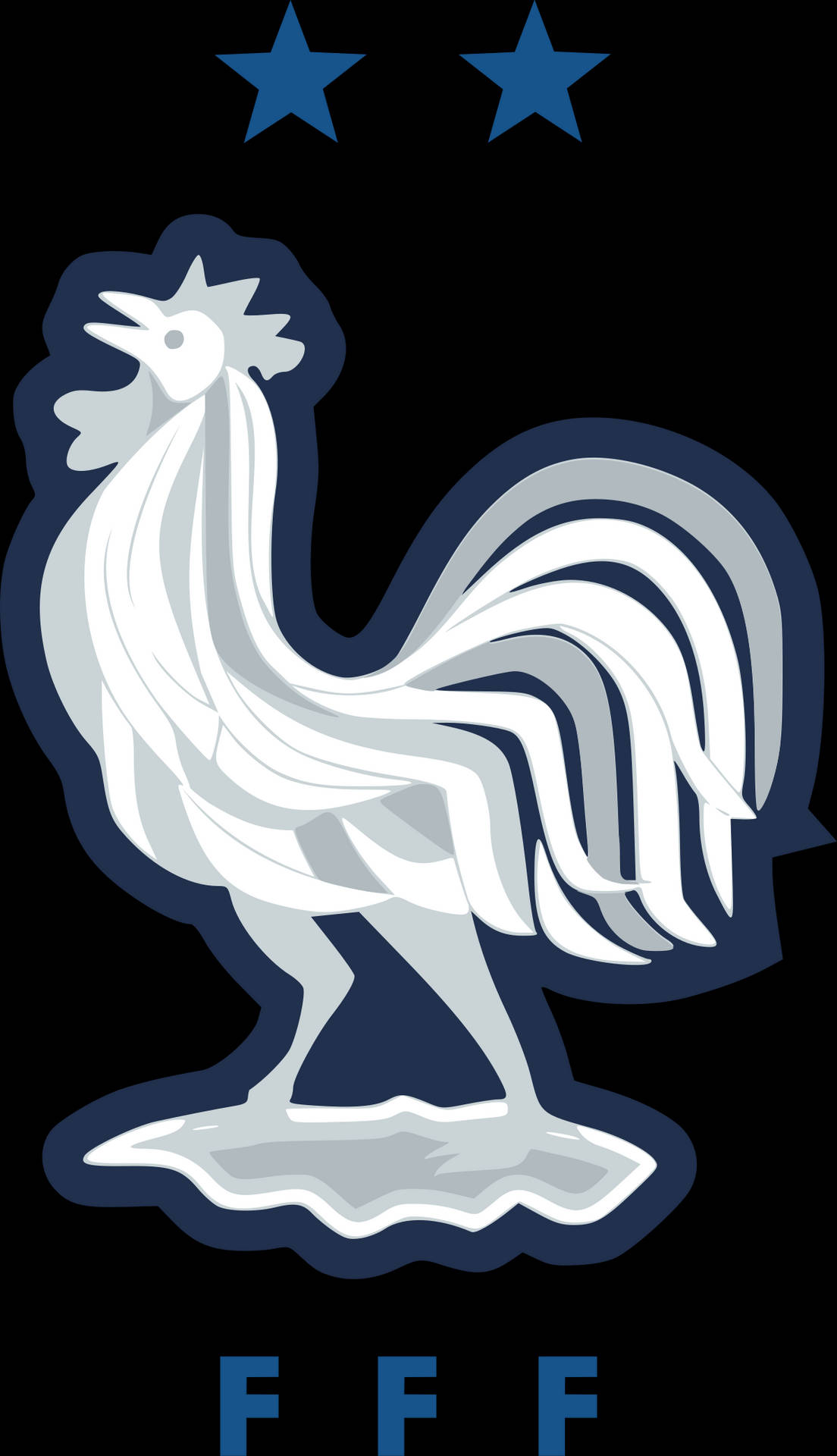 France National Football Team Association Logo Wallpaper