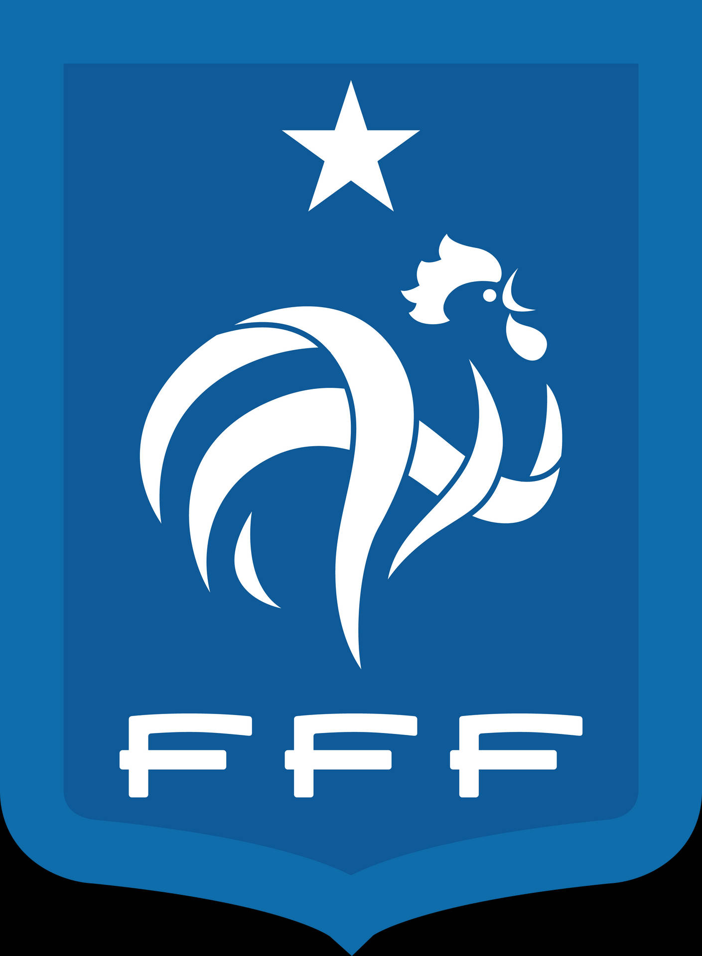 France National Football Team Blue Logo