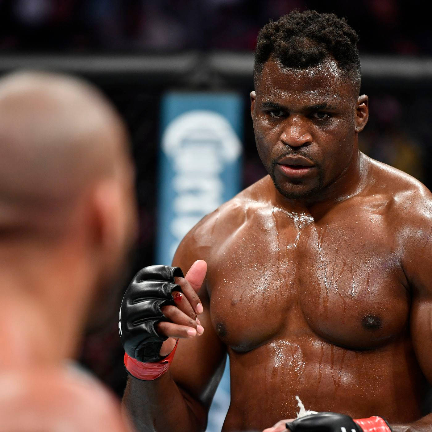 Francis Ngannou Focused Picture