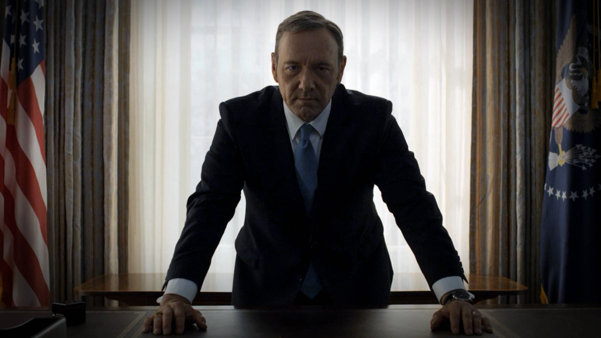 Francis Underwood Of House Of Cards Inside White House Wallpaper