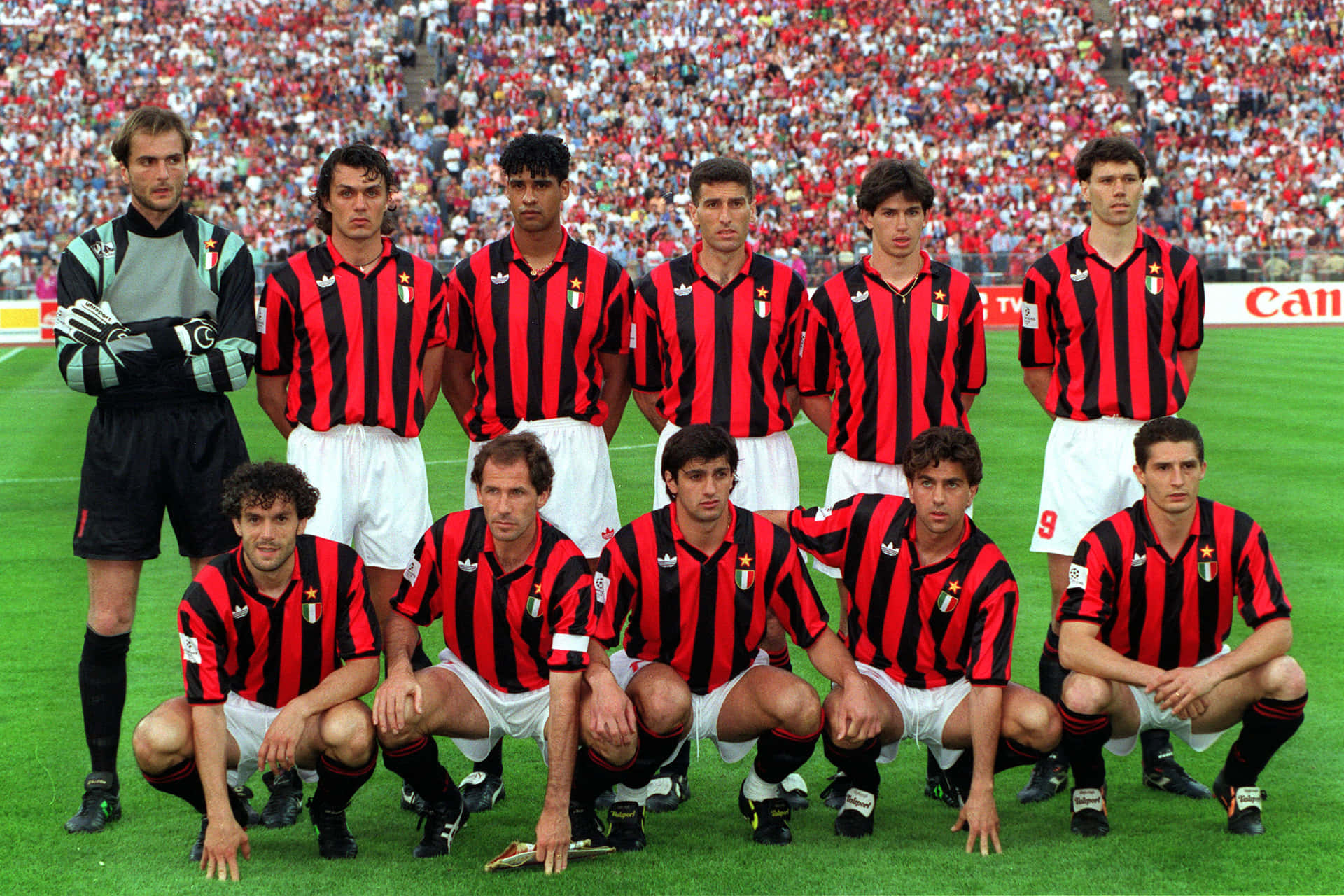 Franco Baresi Ac Milan 1993 Team Wallpaper