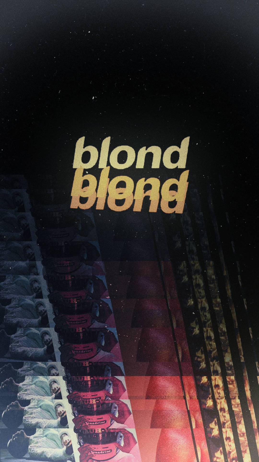 Frank Ocean displayed in his album artwork for Blond. Wallpaper