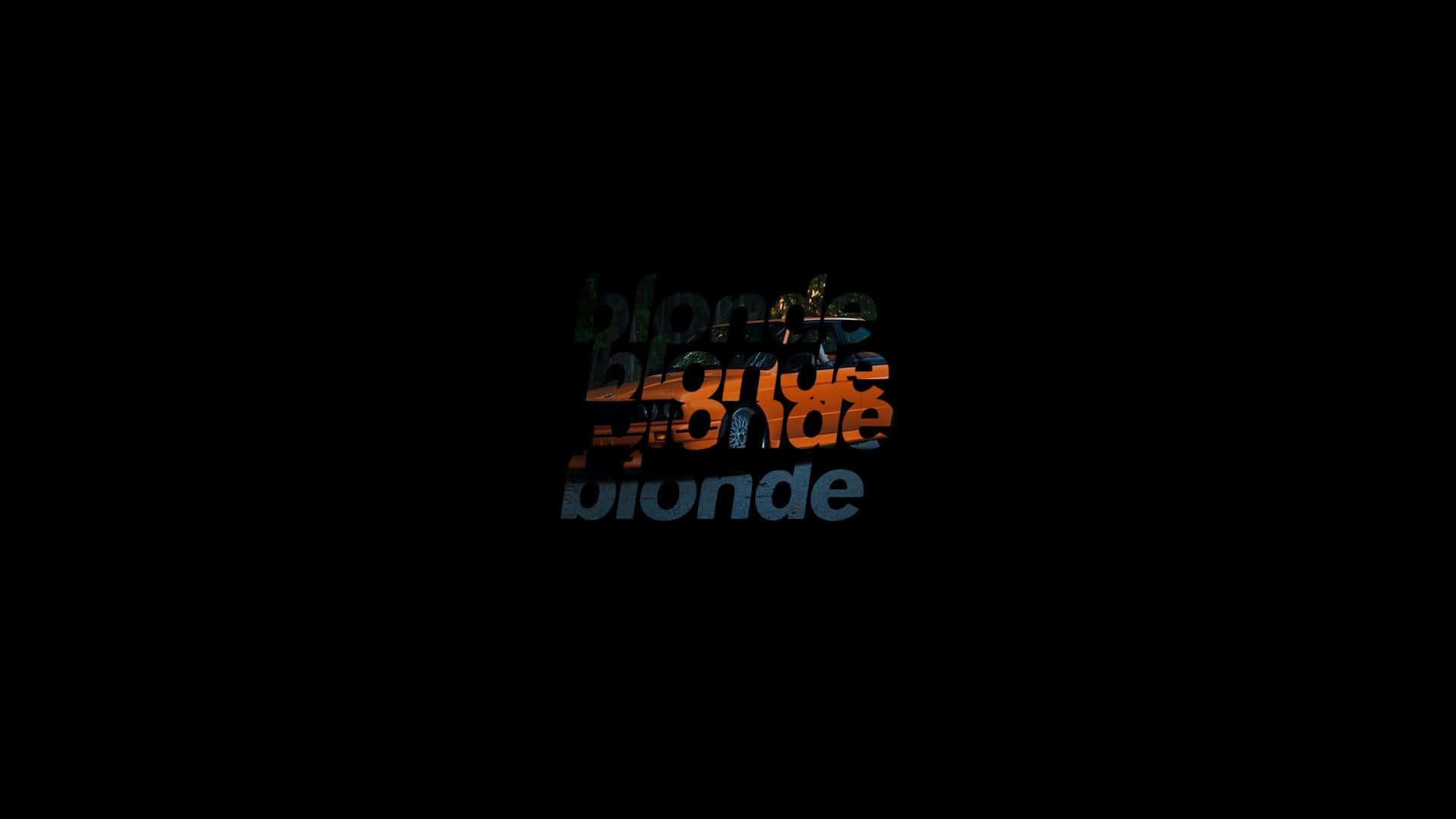 Förloradig I Frank Oceans Blonde (as A Suggestion For A Computer Or Mobile Wallpaper Featuring The Album Cover Of Blonde) Wallpaper