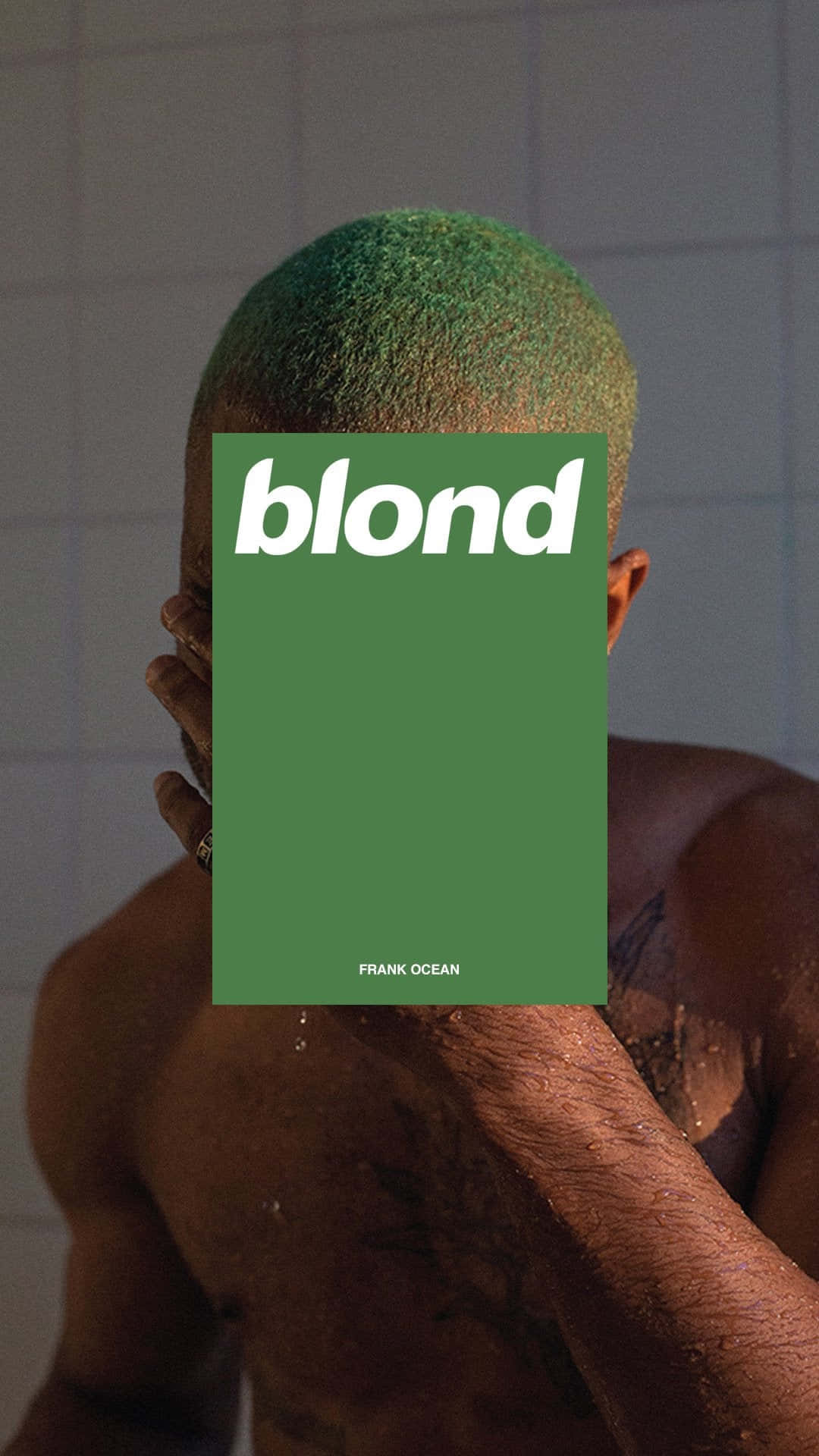 Frankocean In Seinem Von Der Kritik Gefeierten Album Blonde Aus Dem Jahr 2016 Wallpaper