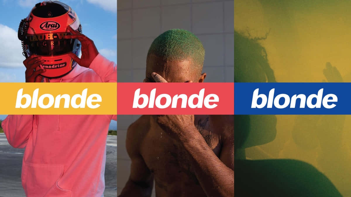 Frank Ocean Blonde Aesthetic Collage Wallpaper