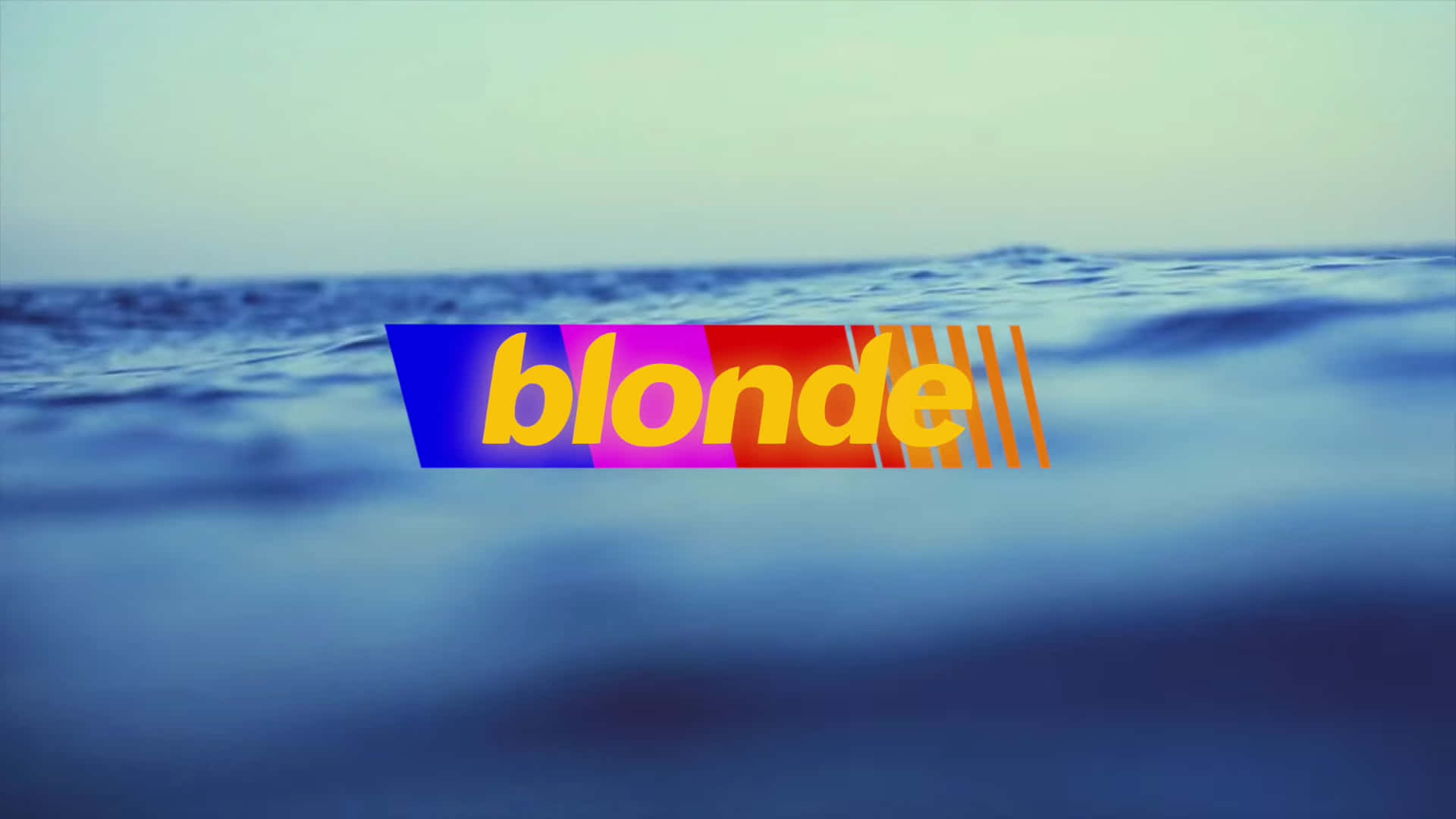 Frankocean Blonde - Die Musik Genießen Wallpaper