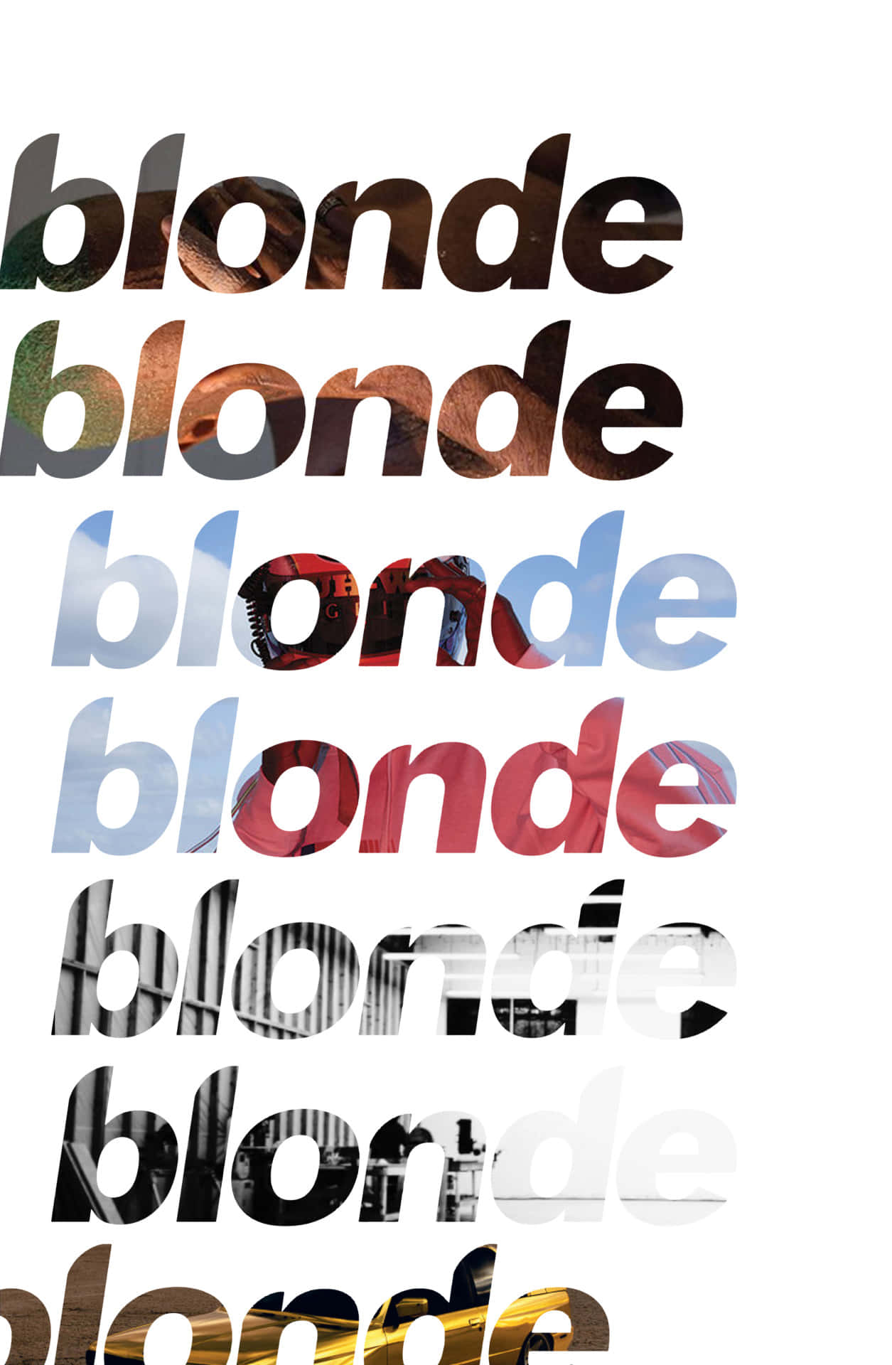 Frank Ocean Blonde Wallpaper
