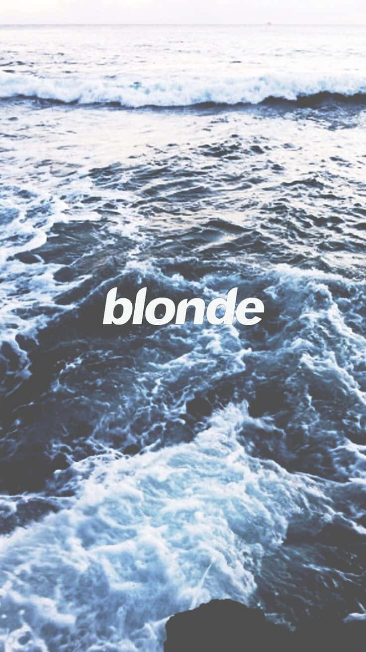 Frank Ocean Blonde Oceaan Golven Achtergrond