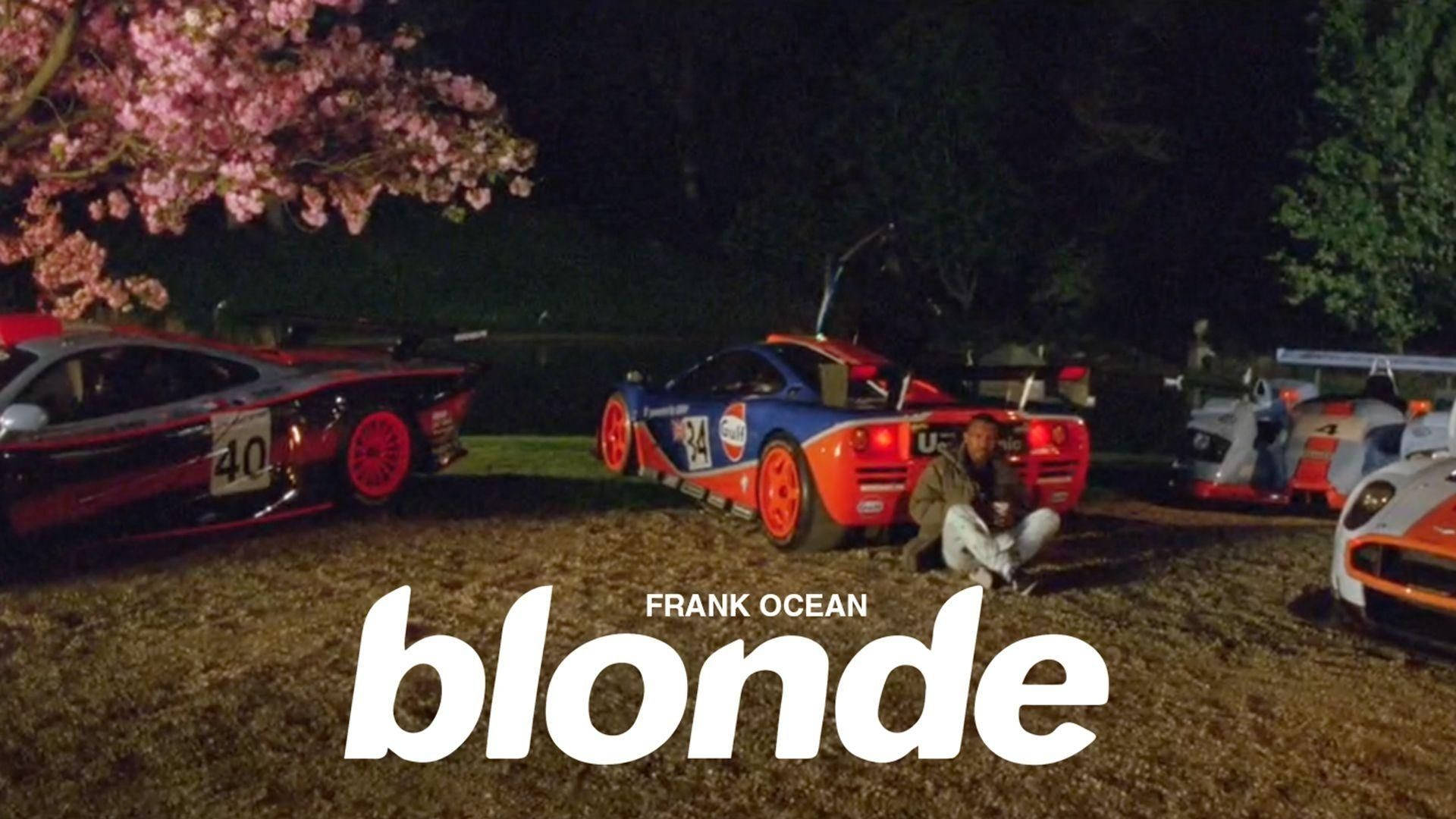 Frank Ocean Blonde Race Cars