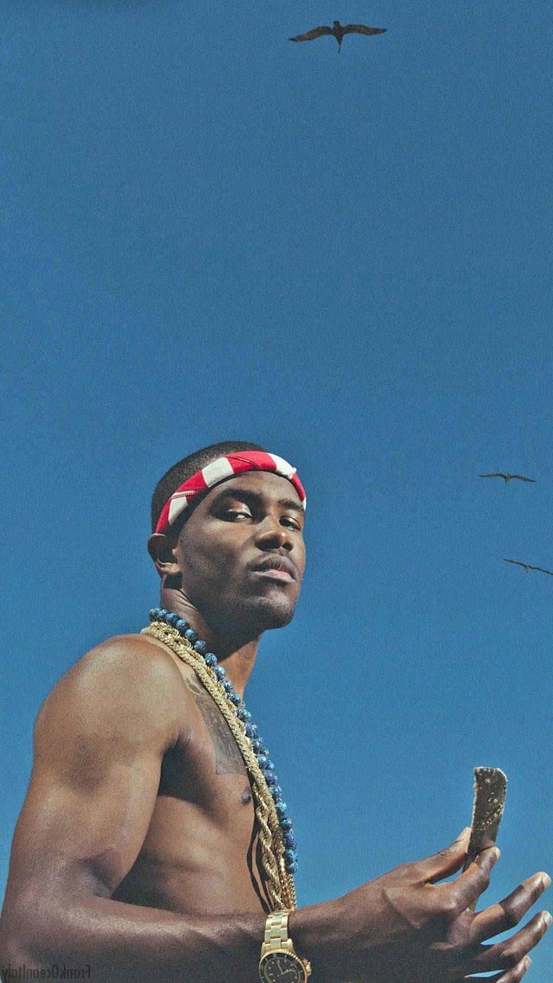 Estetika Langit Biru Frank Ocean Wallpaper