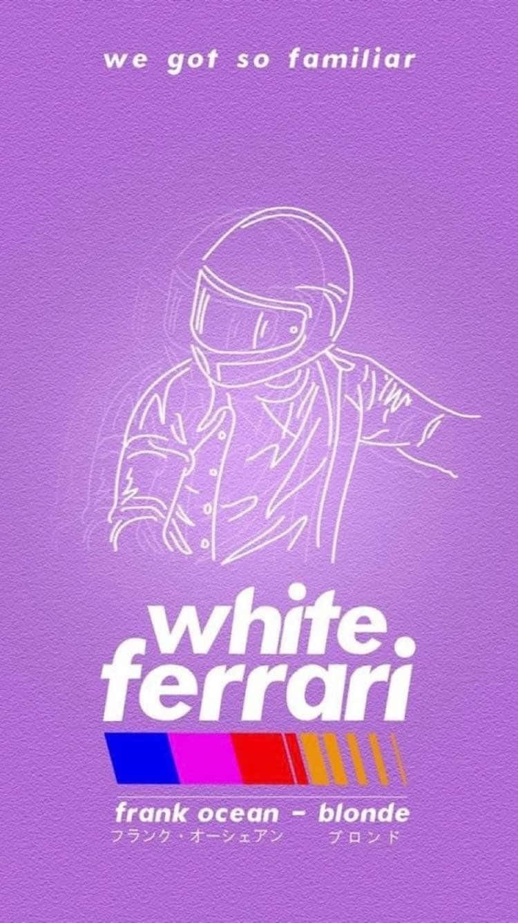 Frank Ocean White Ferrari Aesthetic Wallpaper