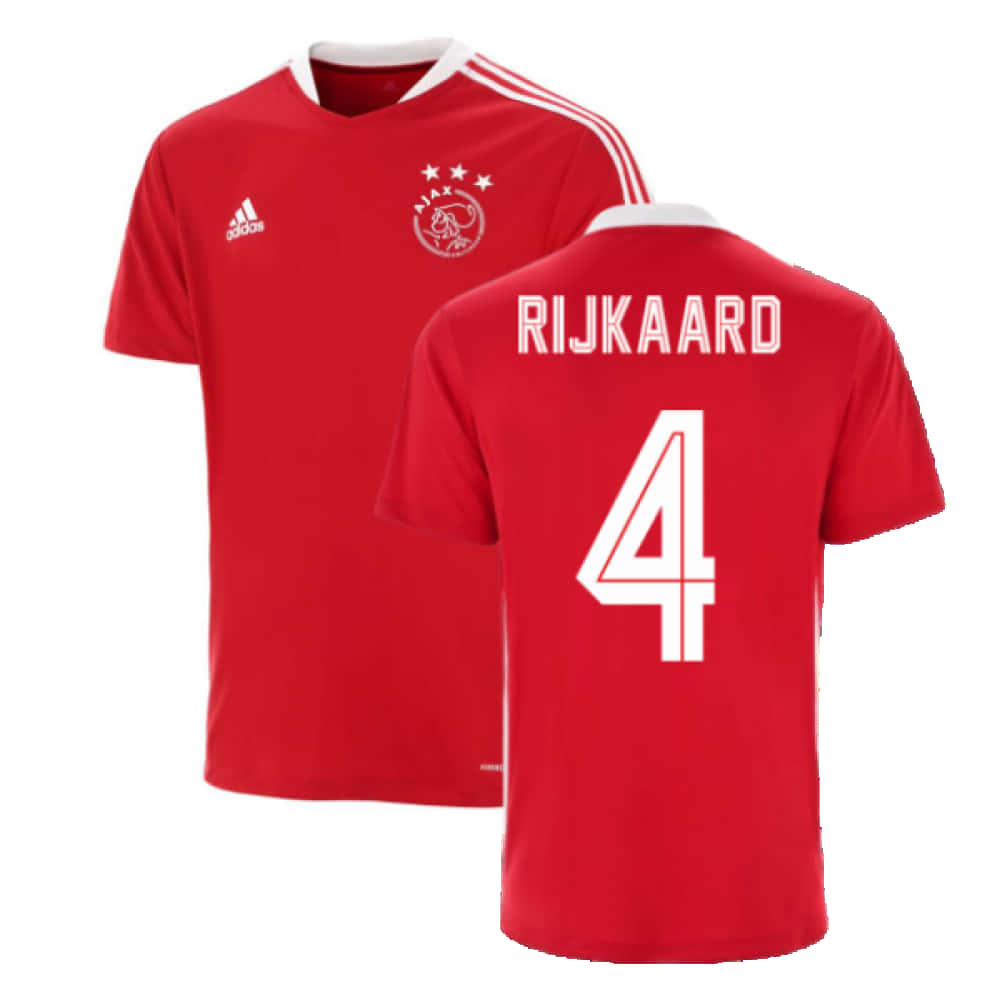 Frank Rijkaard Red Team Jersey Wallpaper