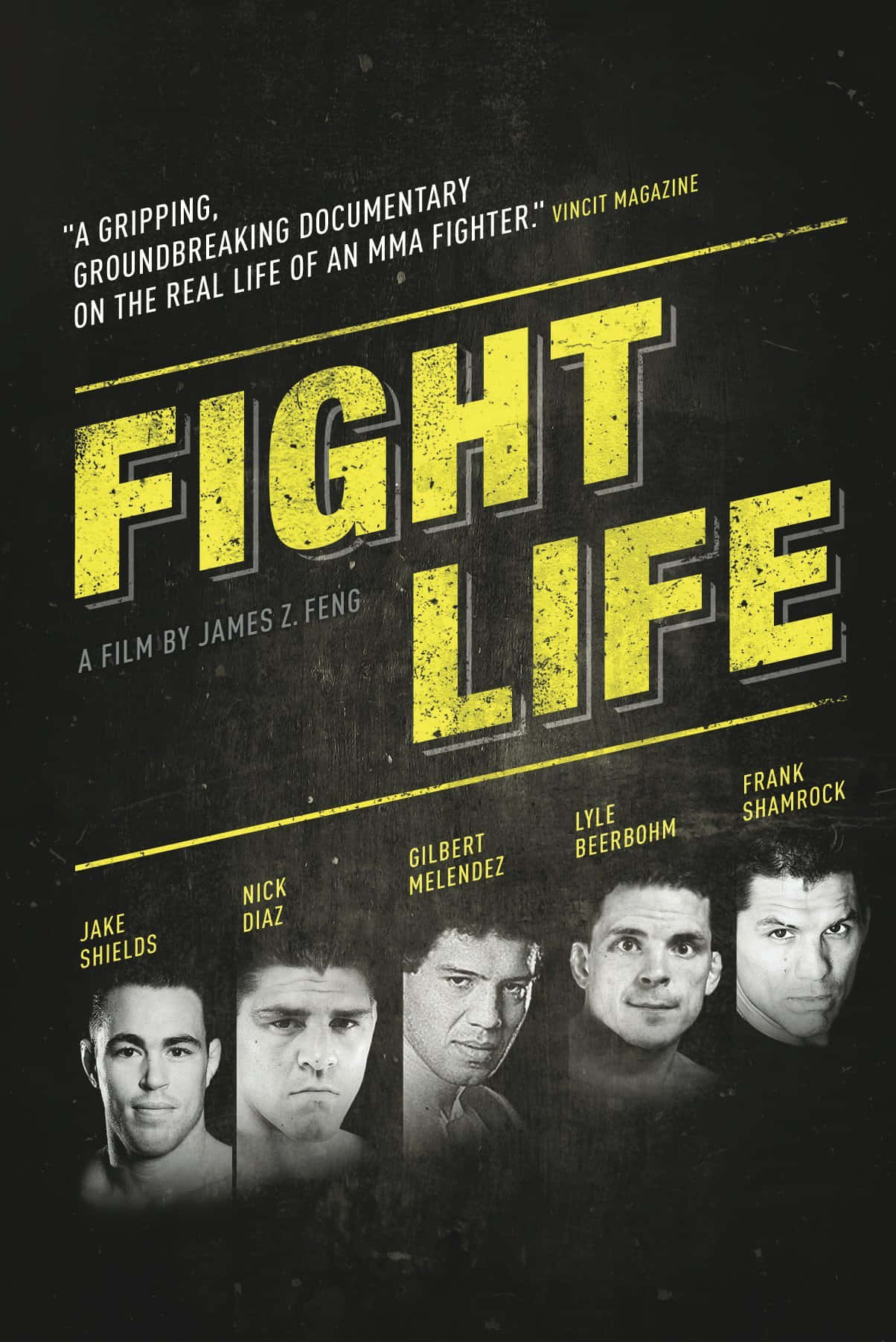 Pôsterdo Documentário Frank Shamrock Fight Life. Papel de Parede