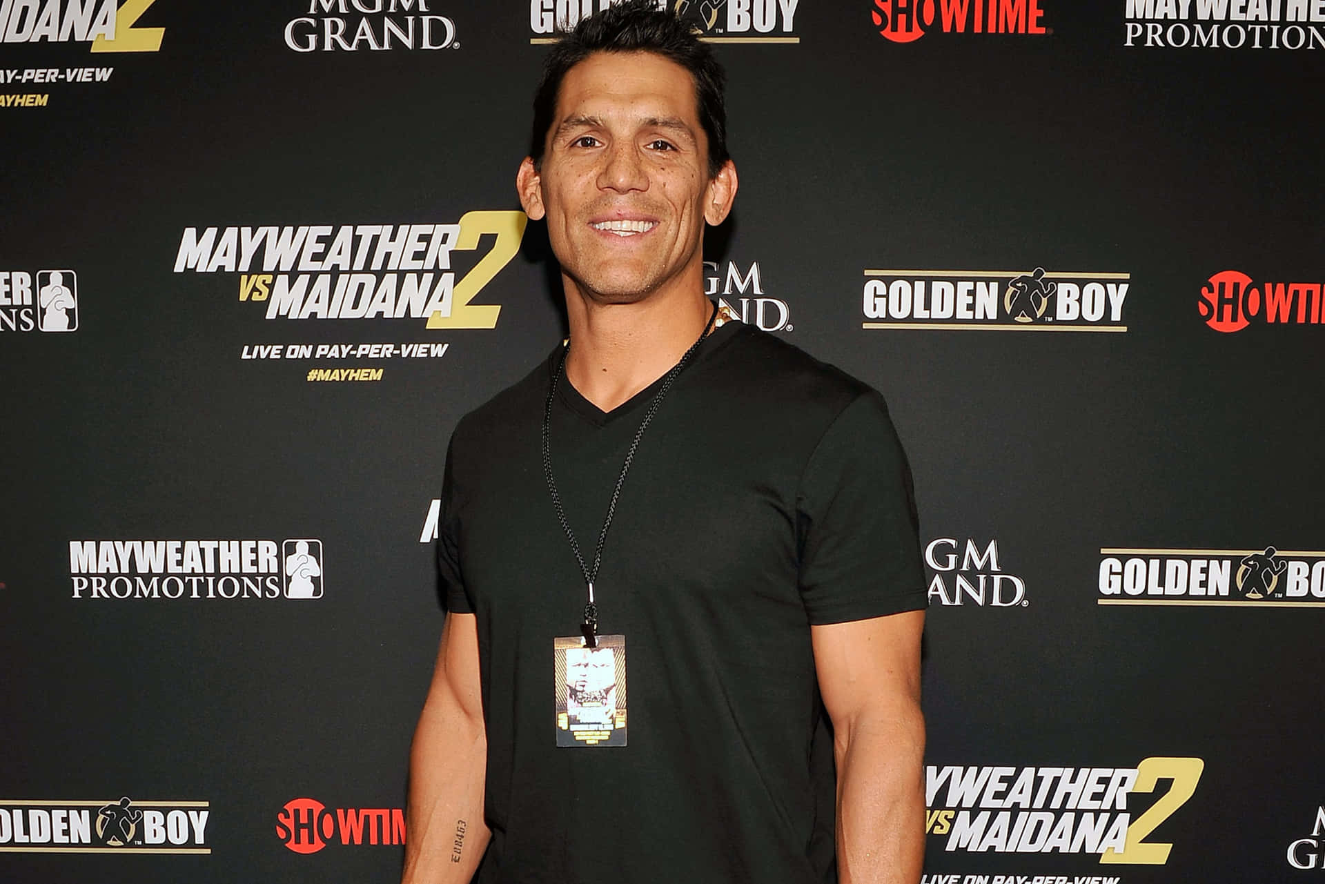Frank Shamrock In A Boxing Event Wallpaper