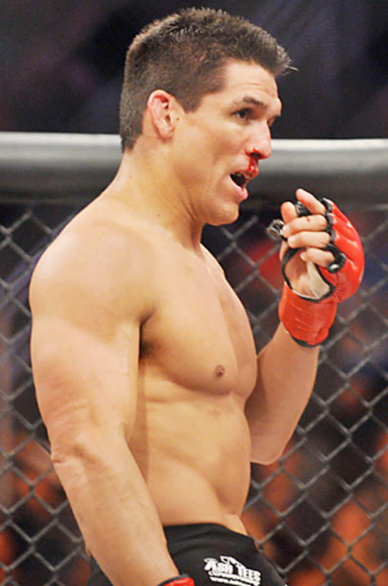Frank Shamrock With A Bloody Nose Wallpaper