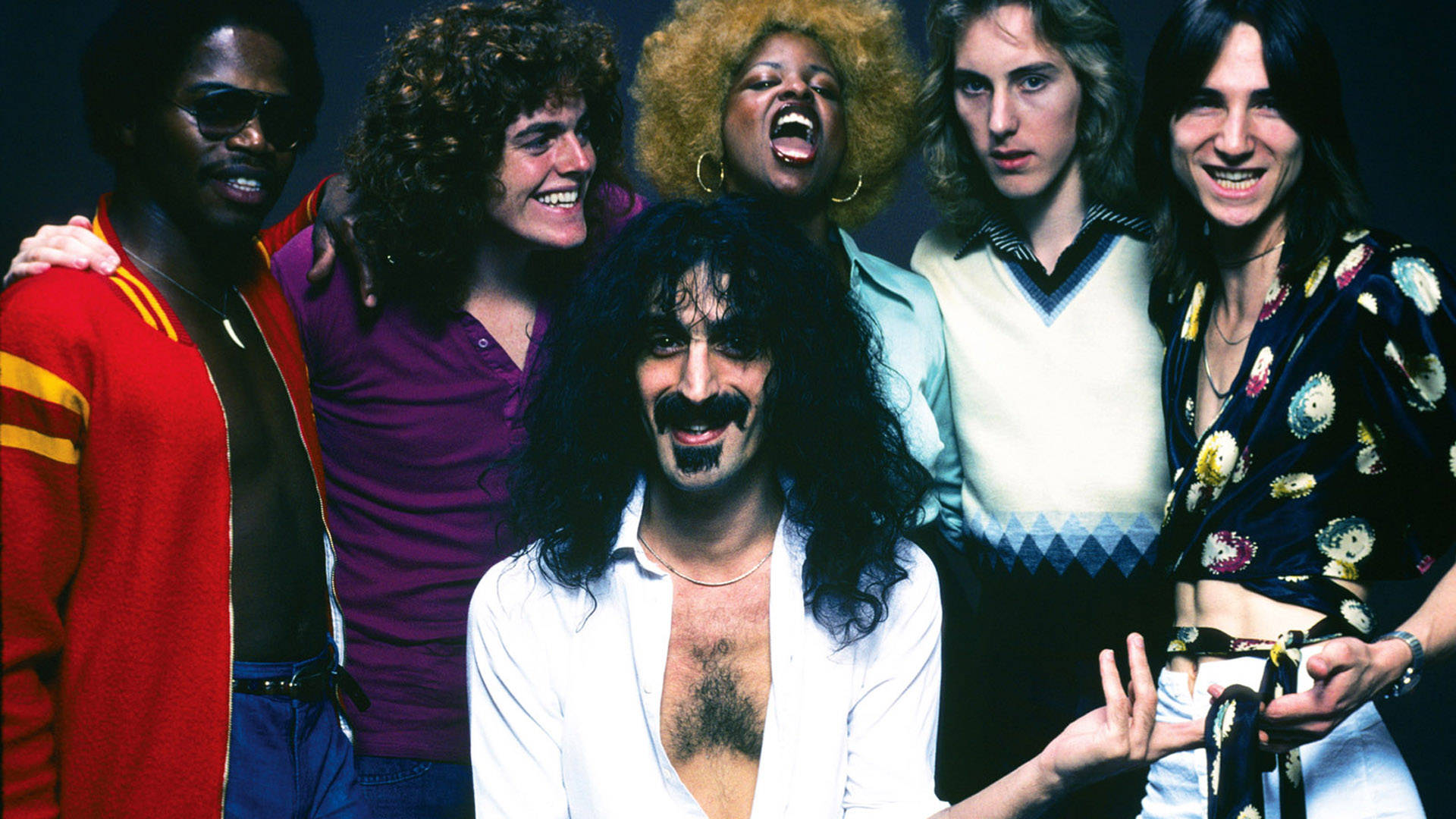 Frank Zappa Band-ikoner vil tage dit skrivebord til næste niveau. Wallpaper
