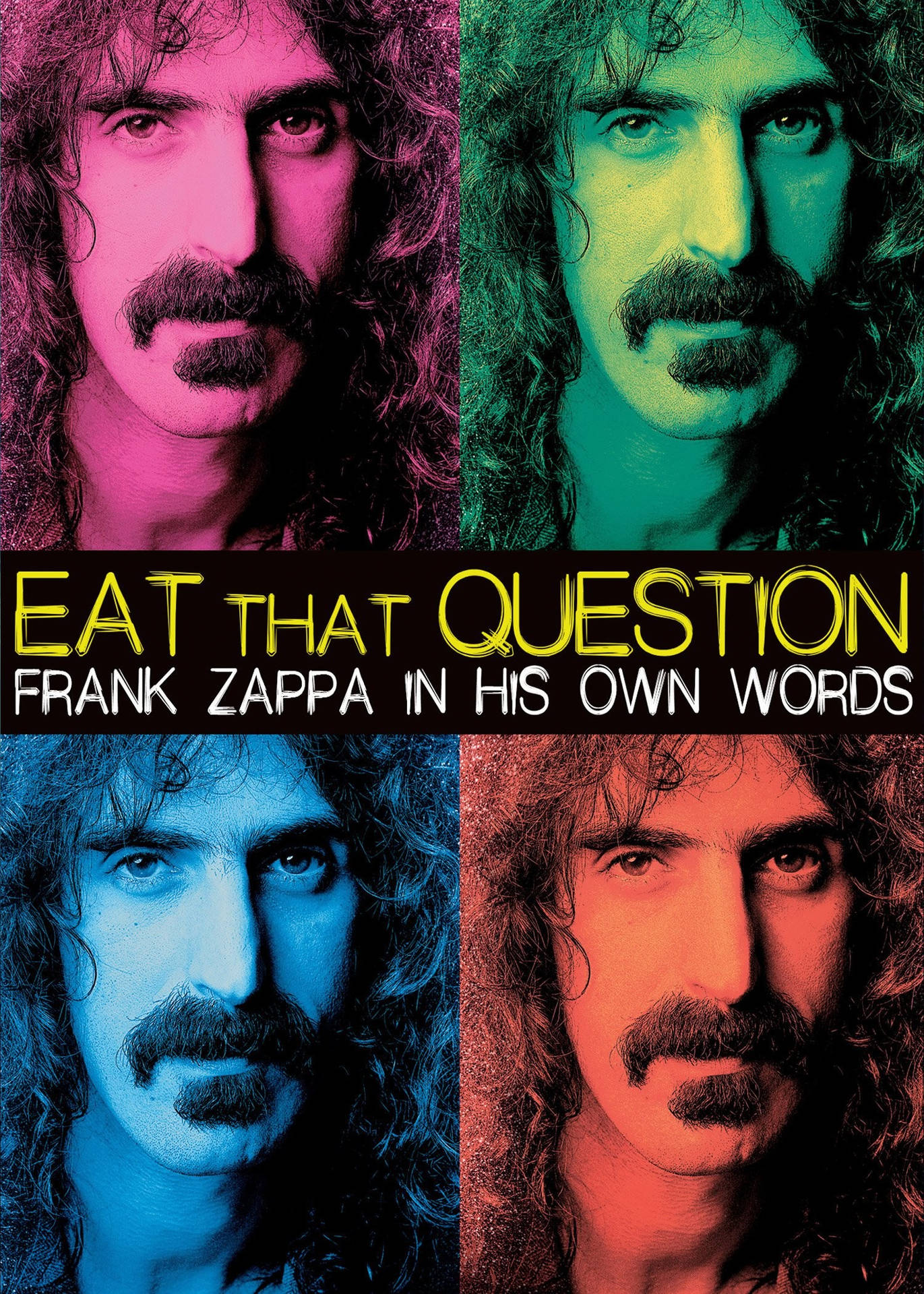 Frank Zappa Äter Den Frågan Wallpaper