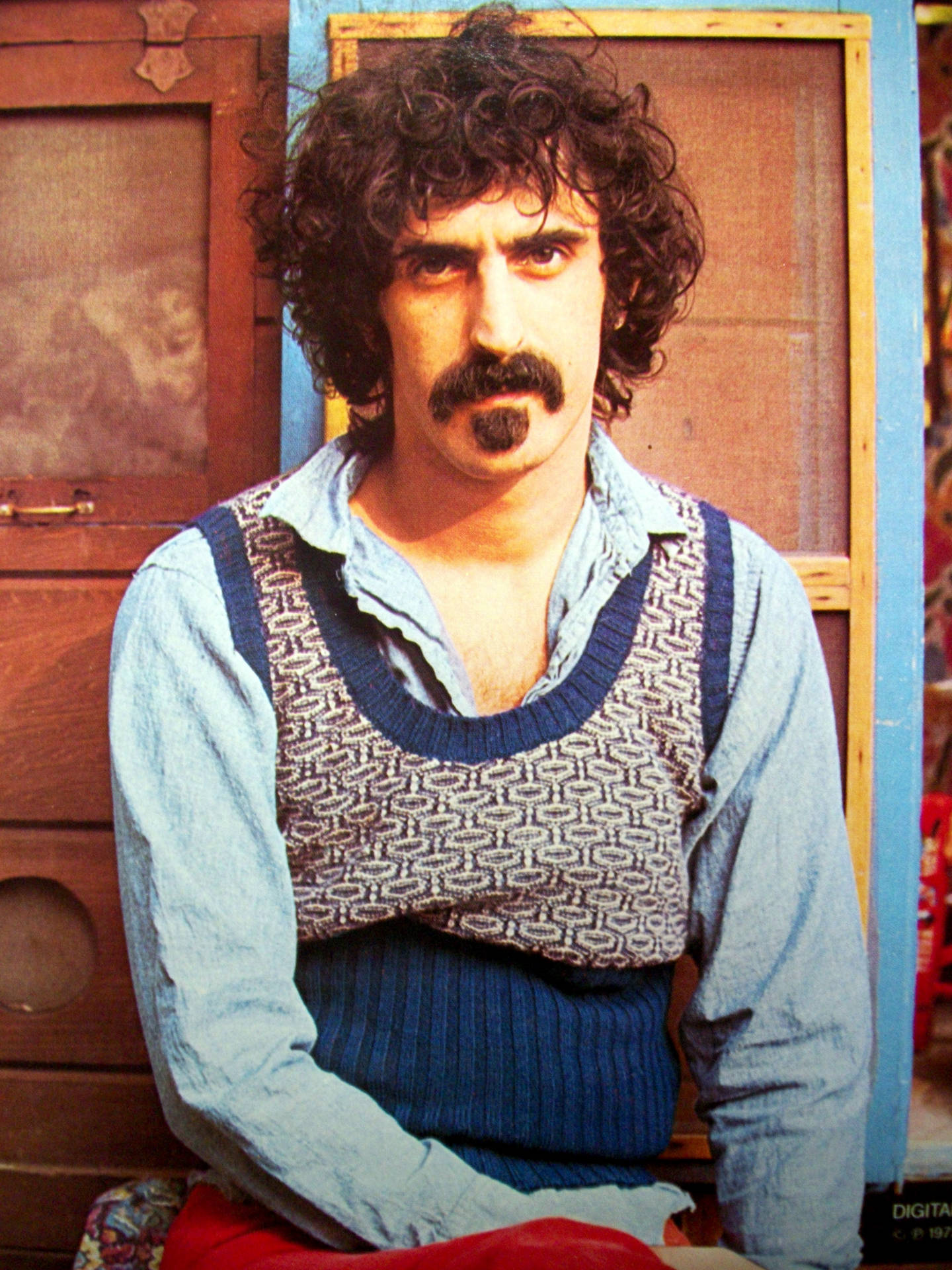 Frank Zappa Moda Papel de Parede