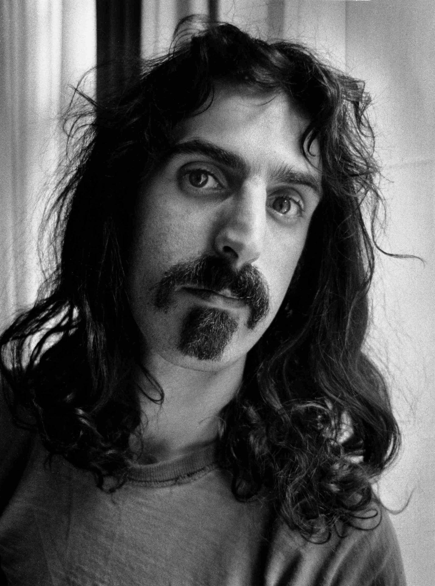 Frank Zappa Langt Hår Wallpaper