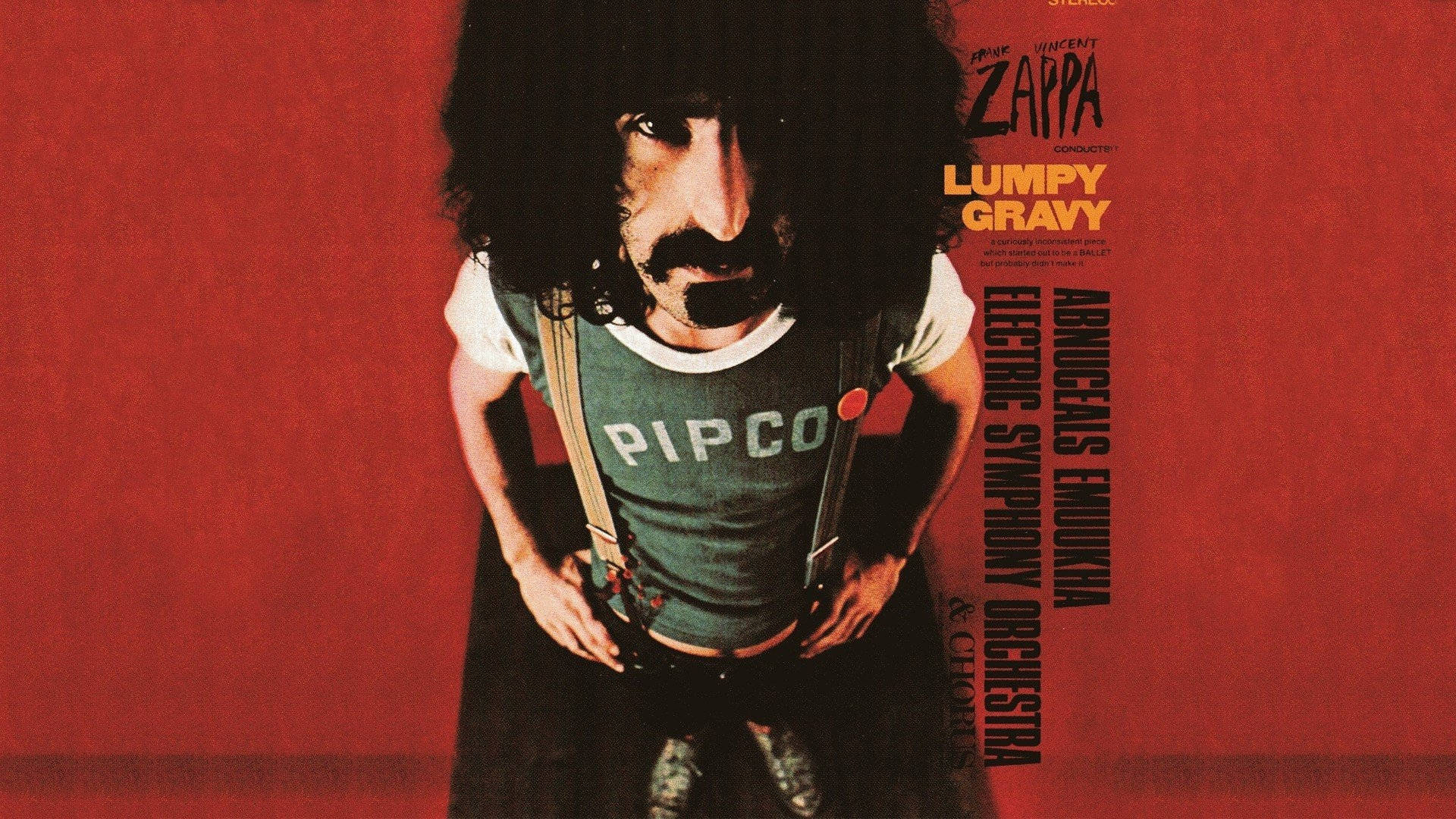 Iconic Musician - Frank Zappa in the Studio Wallpaper