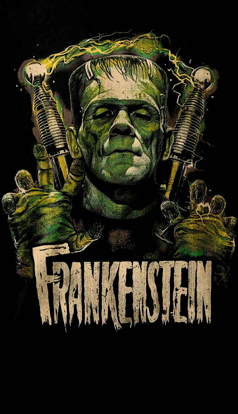 Frankenstein Horror Phone Wallpaper