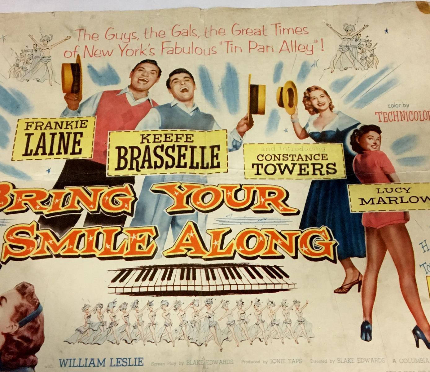 Frankie Laine Bring Your Smile Along Poster Wallpaper