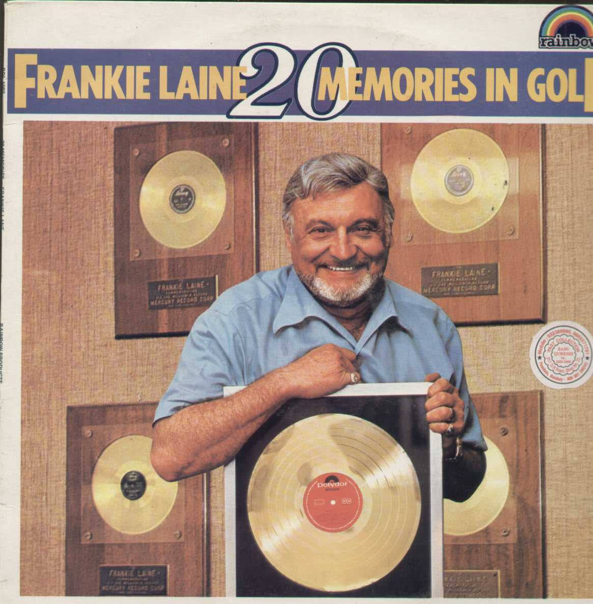Frankie Laine Holding A Golden Record Wallpaper