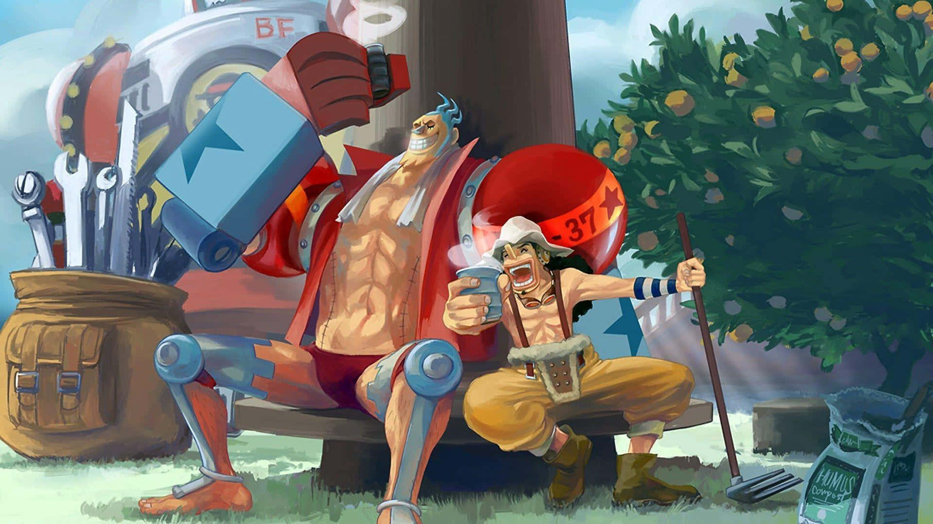 All Aboard the S.S. Franky Wallpaper