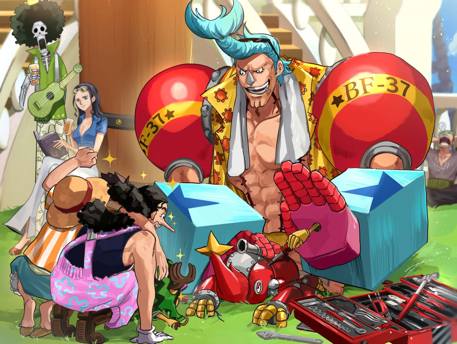 The refreshing, epic adventure of Franky Wallpaper