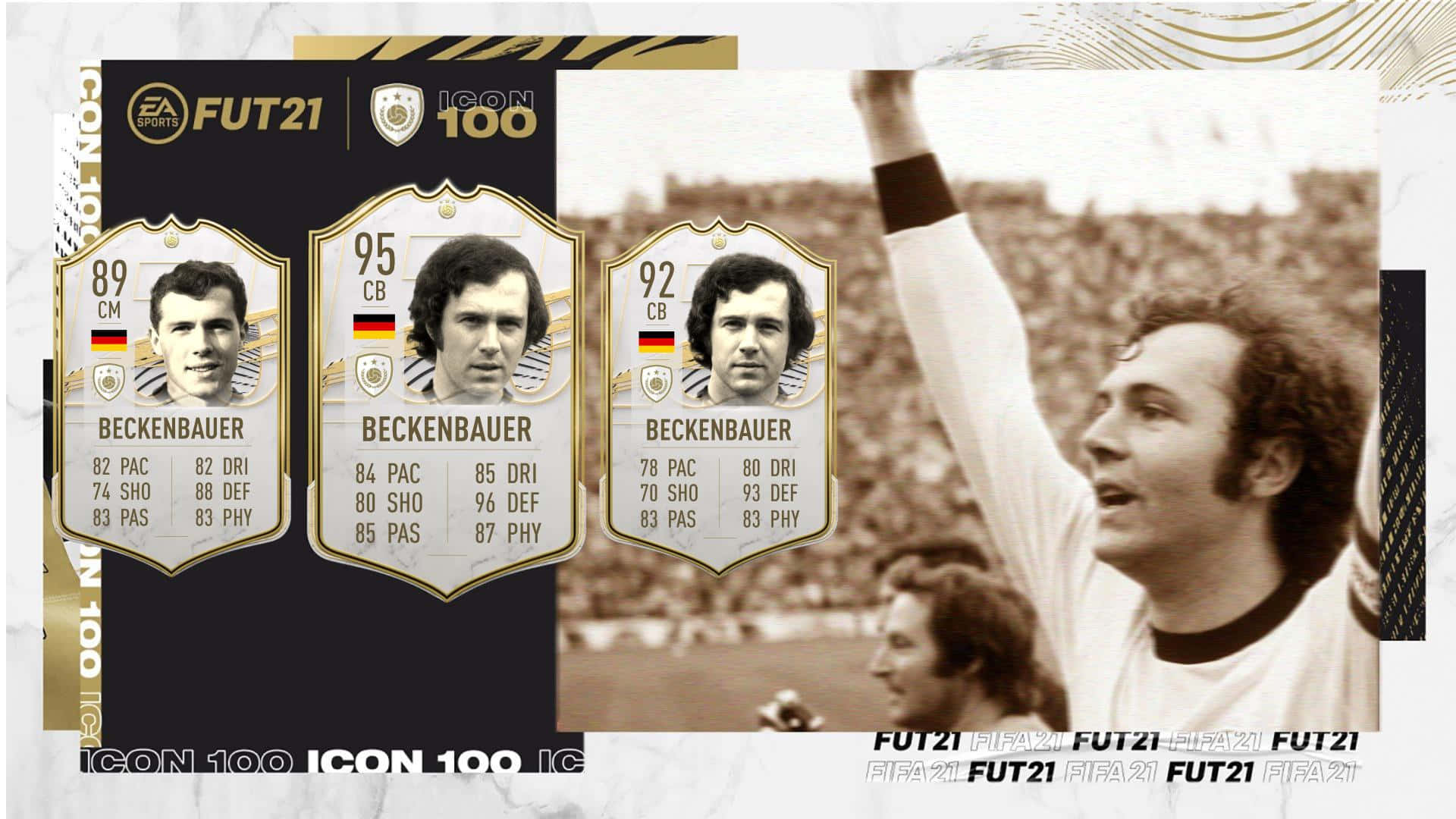 Franz Beckenbauer Bayern Team Captain Wallpaper