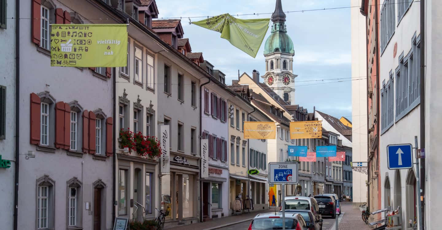 Frauenfeld Switzerland Street View Wallpaper