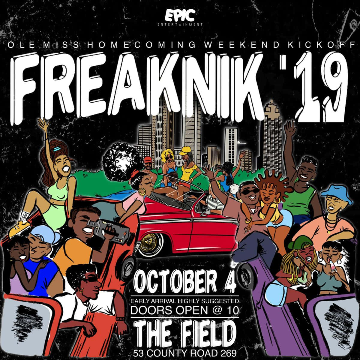 Freakin'19 - 4 Ottobre, Il Campo