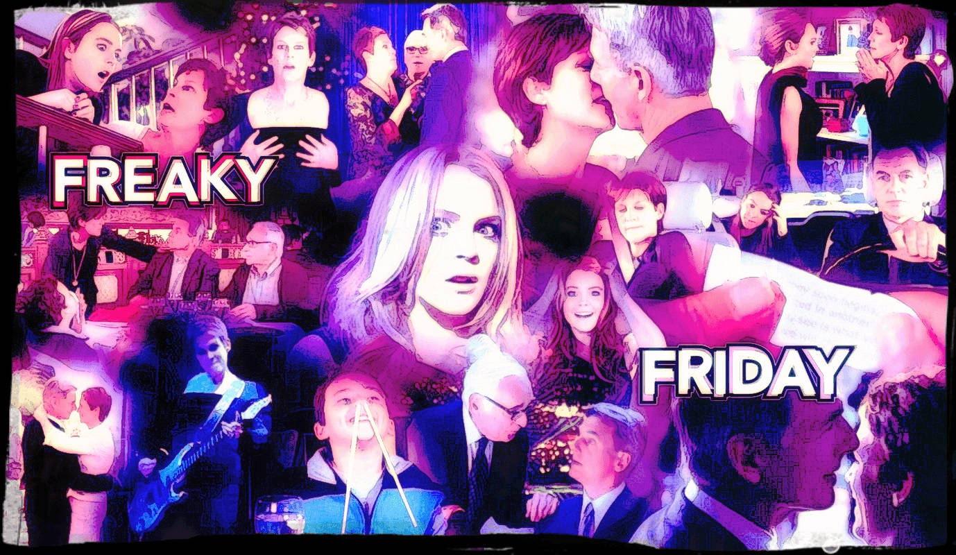 Freaky Friday Collage Background